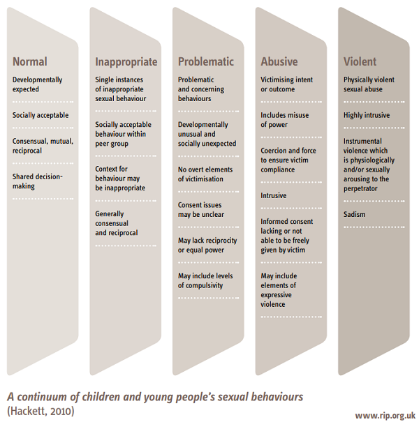 Definition Children and Young People Harmful Behaviuors