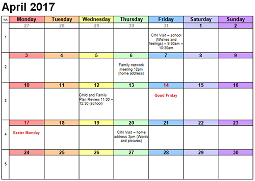 Diary Format