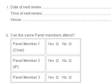 criteria